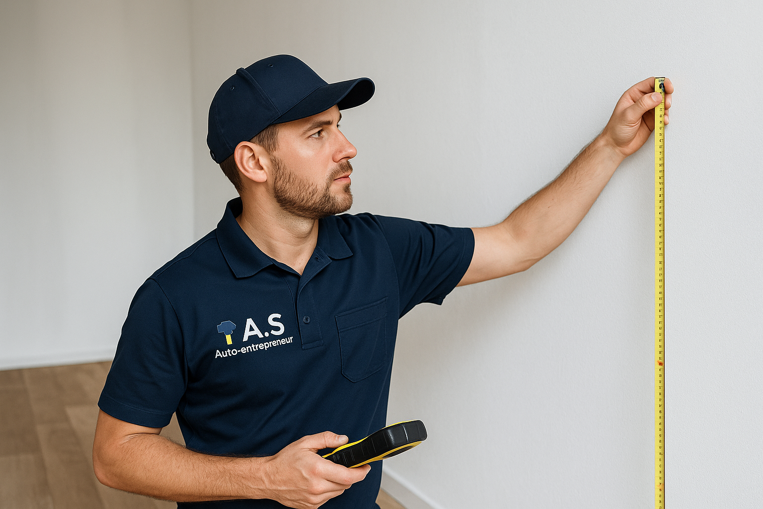 Artisan A.S Auto-entrepreneur avec logo